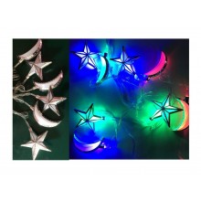 Lights - Star & Moon - Silver Trim